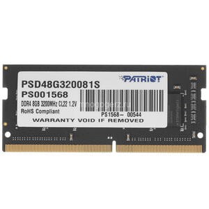 Оперативная память SO-DIMM Patriot Signature PSD48G320081S DDR4 - 8ГБ 3200МГц