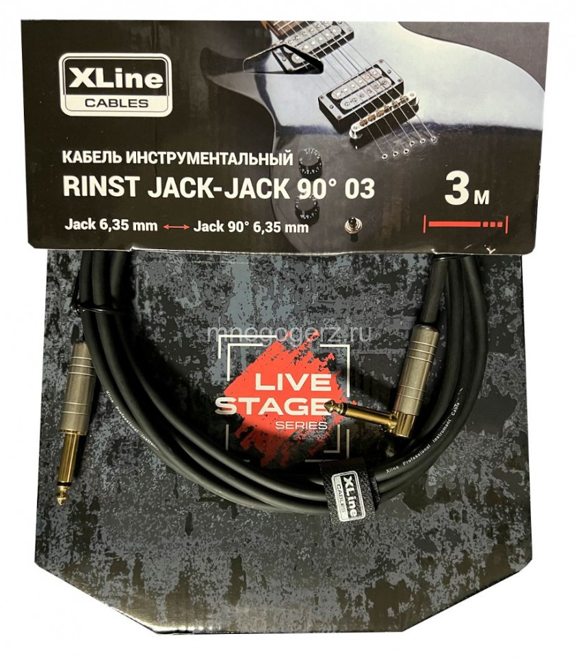 Кабель XLINE JACK-JACK инструментальный 3 м