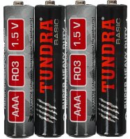 Батарейка солевая TUNDRA Super Heavy Duty, AAA, R03
