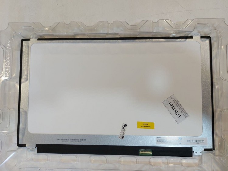 Матрица для ноутбука 15,6", N156BGA-EB2, Slim, LED подсветка, глянец, 1366x768, 30pin справа, крепление уши верх-низ