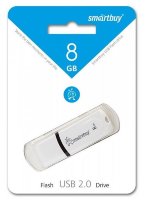 Флешка USB Smartbuy 8GB Paean White (SB8GBPN-W)