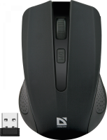 Мышь беспроводная Defender Accura MM-935, черная, Soft Touch, USB