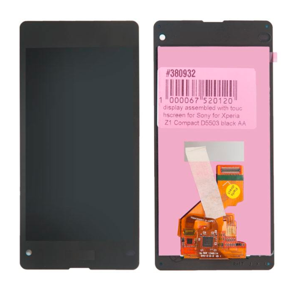 Модуль (матрица + тачскрин) Sony Xperia Z1 Compact D5503 черный