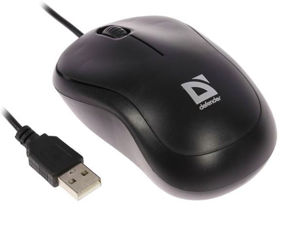 Мышь Defender Patch MS-759, проводная, оптическая, 3 кнопки, 1000 dpi, USB