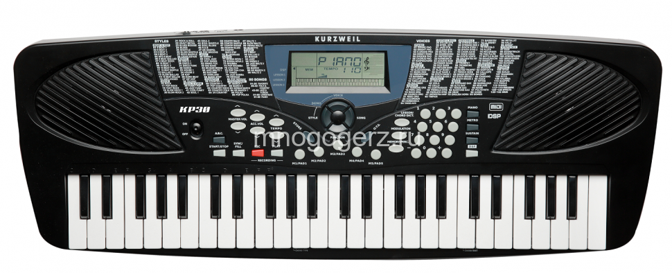 Kurzweil KP30 LB Синтезатор, 49 клавиша, полифония 32, цвет чёрный