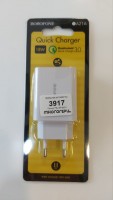 Сетевое зарядное устройство Borofone BA21A 1USB (поддержка QC3.0) white