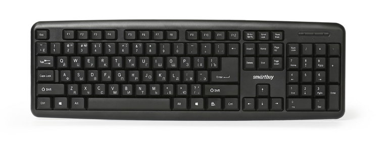 Клавиатура проводная Smartbuy ONE 112 USB черная