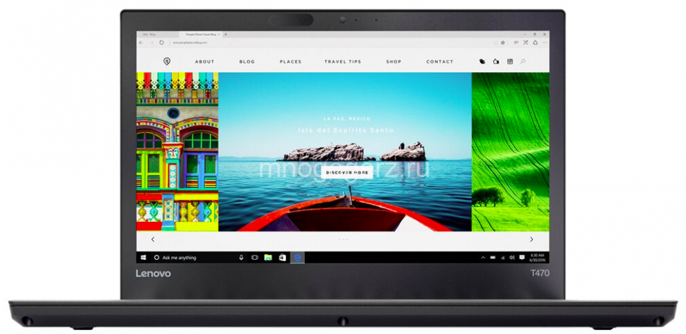 Ноутбук RFB Lenovo ThinkPad T470 i5-6300U, 8Гб, 256Гб NVMe, Intel HDG 520, 14" IPS 1366x768, Wi-Fi, BT, Cam,W10P, АКБ 30%, гар 12 мес, BOX