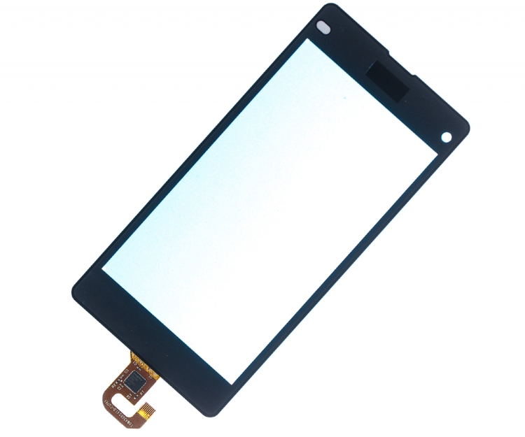 Сенсорное стекло (тачскрин) Sony Xperia Z1 Compact D5503 черное