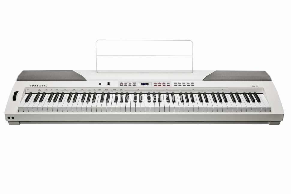 Kurzweil KA70 WH Цифровое пианино, 88 полувзвешанных клавиш, полифония 128, цвет белый