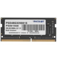 Оперативная память SO-DIMM Patriot Signature PSD48G320081S DDR4 - 8ГБ 3200МГц