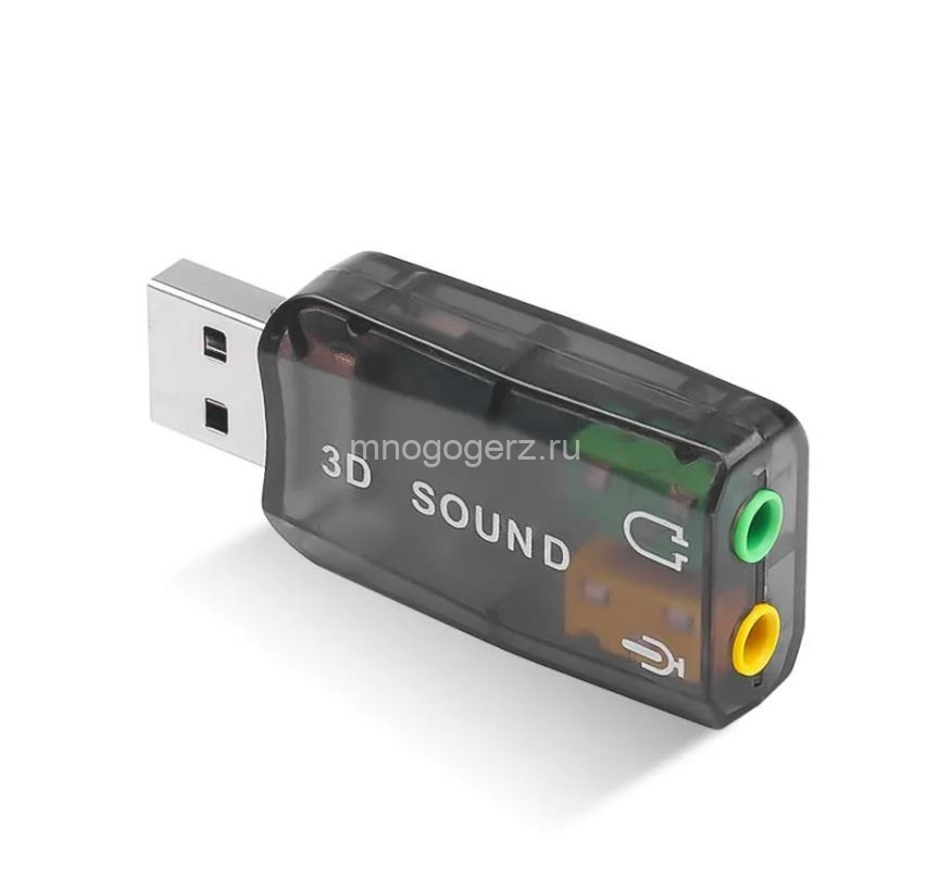 Внешняя звуковая карта (USB/микрофон/колонки/наушники)