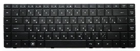 Клавиатура для ноутбука HP Compaq 620/621/625 черная