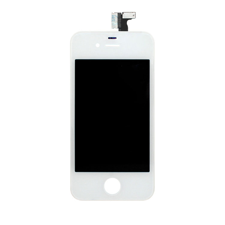 Дисплей iPhone 4 + тачскрин белый AAA 