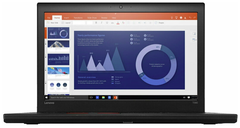 Ноутбук RFB Lenovo ThinkPad T540p 15,6" (1920х1080), i3-4100M (2.5GHz), 8Gb, SSD 240Gb, Intel HD 4600, DVD-RW, WiFi, BT, Cam, W10Pro, гар 12 мес