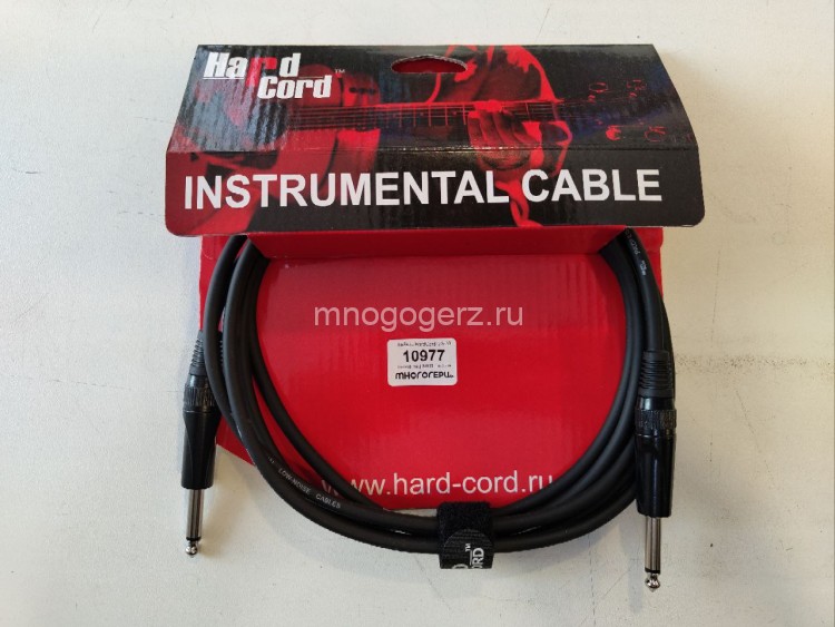 Кабель инструментальный HardCord GS-30 jack-jack 3m