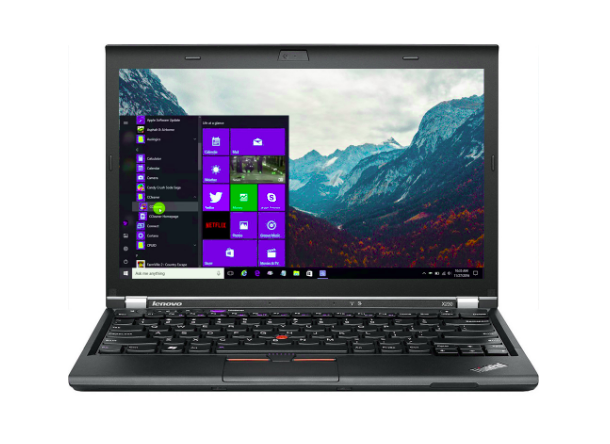 Ноутбук RFB Lenovo ThinkPad X230 12,5" (1366x768), i5-3320M (2.6-3.2GHz), 4Gb, SSD 120Gb, Intel HD Graphics 4000, WiFi, BT, Win10Pro, новая АКБ