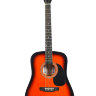 Акустическая гитара Fabio SA105 SB (аналог Fender Squier)