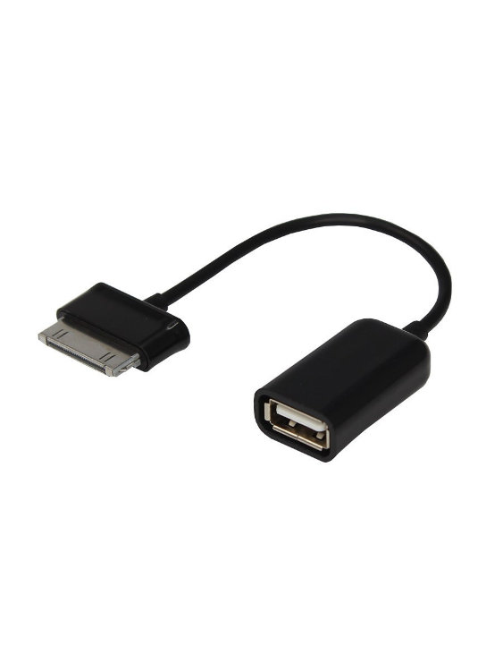 OTG-кабель для подключения USB-устройств к Samsung Galaxy Tab, Note и другим планшетам с разъемом Samsung 30-pin 