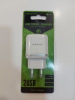 Сетевое зарядное устройство Borofone BA25A 2-USB white