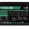 Блок питания AEROCOOL VX PLUS 600W, 600Вт, 120мм, черный