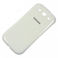 Задняя крышка для Samsung Galaxy S3 GT-I9300 белая б/у
