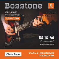 Струны для электрогитары из стали с никелевым покрытием Bosstone ES 10-46