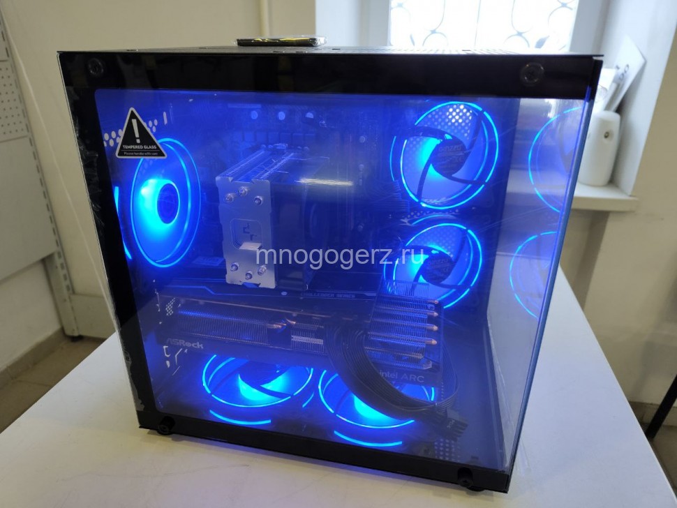 Игровой компьютер Intel i5-12400F/ DDR4 16Гб (2х8Гб)/ NVMe 512Гб/ Intel Arc A750 8Гб/ PSU 700W/ RGB ПДУ/ Win11P/гар 12 мес