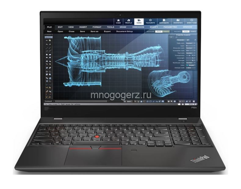 Ноутбук RFB ThinkPad P52 i7-8850H (4/8),DDR4 32Gb,NVMe 512Gb, HDG630+NV Quadro P2000 4Gb, 15,6" FHD,WiFi,BT,Cam,изн АКБ 12%(гар 1 мес),W11P, гар 12 мес