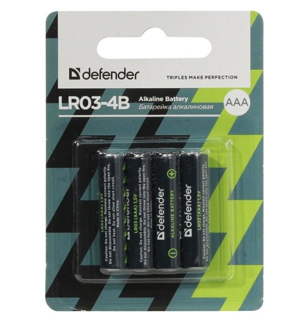 Батарейка Defender AAA (LR03)